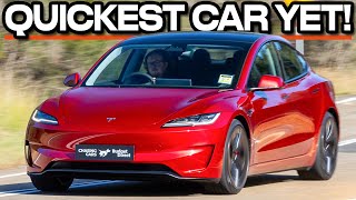 Our fastest 0100kmh time yet Tesla Model 3 Performance 2024 Review [upl. by Neoma]