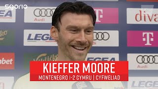 Kieffer Moore  Montenegro 12 Cymru  Nations League [upl. by Ymas617]