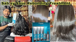 How ToFramesi Straightening System Stepbystep Framesi Rebounding Method by SS SalonSmoothening [upl. by Atilehs]