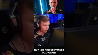 Hunter Knifes m0NESY MidGame esl cs2 [upl. by Kerby]