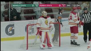 Ferris State Hockey vs Bemidji State Game 2 Highlights [upl. by Roxi375]