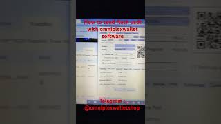 How to send flash usdt with omniplexwallet software bitcoin omniplexwallet usdt [upl. by Aernda]