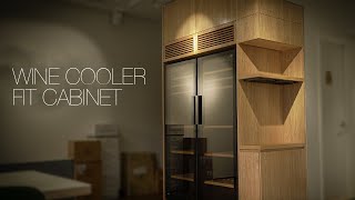 W128Wine cooler fit cabinet [upl. by Kalle745]