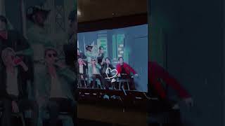 Lil nas x with bts at Grammy Awards bts lilnasx grammys shorts [upl. by Dorrehs]