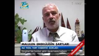 ALİ TEZEL ANLATTI Malulen Emekli olmak için yüzde kaç engellilik gerekir MALULEN EMEKLİLİK ŞARTLARI [upl. by Avrom]