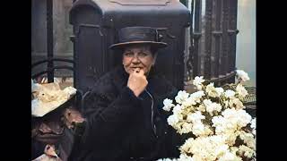 A Day in Old London in 1920 in colour AI enhanced HD [upl. by Eesak]