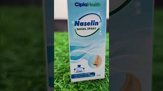 Naselin nasal spray for blocked nose  बंद नाक के लिए [upl. by Mintun]