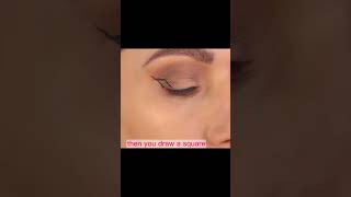 how to apply liner winged linerlinerhooded eyes linerhow to apply eye linerliquid liner [upl. by Peppy]