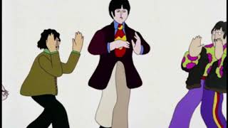 The Beatles Yellow Submarine Lyrics [upl. by Nancee]