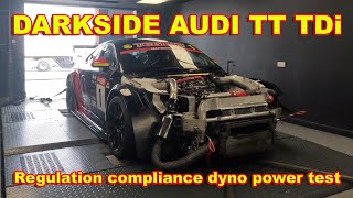 Darkside Motorsport Audi TT TDi dyno testing power to weight [upl. by Iccir983]