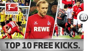 Top 10 Free Kicks of 201617  Lewandowski Alaba amp Co [upl. by Ciri]