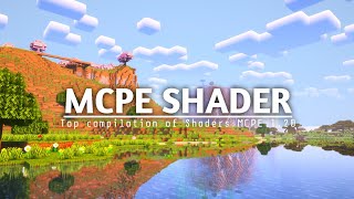 TOP 3 SHADER MCPE 120 amp 121  MCPE SHADER  COMPILATION SHADER amp SUPPORT RENDER DRAGON [upl. by Betthezul]