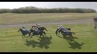 Horse Racing Death 209  High Gliding at Huntingdon Racecourse [upl. by Ariamo53]