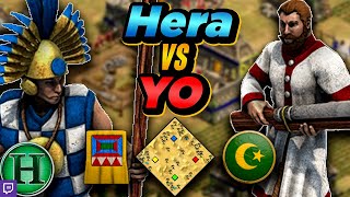 Incas vs Turks  1v1 Arabia  vs Yo  AoE2 [upl. by Nahtanoj]