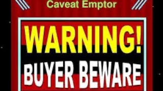 Caveat Emptor Scammers Cheats and Liars [upl. by Remoh]