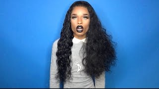 Amazing Hair  Aliexpress  Brazilian Loose Wave amp Pre Plucked Frontal [upl. by Felicidad375]