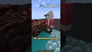 Minecraftta Zihin Okuma oyunu part 3 minecraftshorts minecrafttürkçe minecrafttürkiye [upl. by Chet]