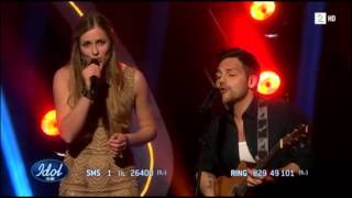 Siri Vølstad Jensen ft Alejandro Fuentes quotIm on Firequot IDOL 2013 Norge [upl. by Ano]