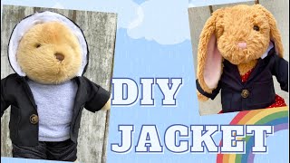 How to Make a Jacket for a Stuffed Animal [upl. by Elleirda352]