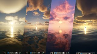 4K Top Minecraft Shaders  Best 10 Shaders Comparison  BSL Continuum Pr Luma SEUS Voyager [upl. by Havot735]