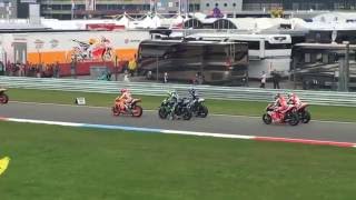 MotoGP Practice Start  Dutch TT Assen 2016 [upl. by Salas146]