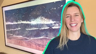 Samsung Frame TV Review Art Mode 4K QLED AntiGlare Magic [upl. by Chrisy]