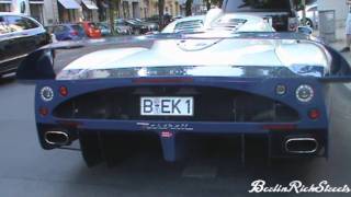 MASERATI MC12 SOUND Start up reving and acceleration [upl. by Gorlin]