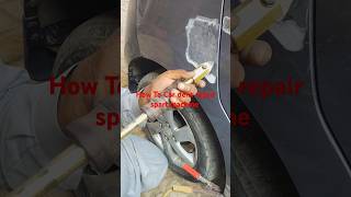 How to car dent repair spart machine automobile toyotacorola toyotacorolla corolla [upl. by Llednik833]