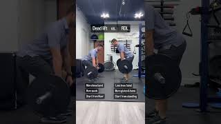 Deadlift vs RDL fitness rdl deadlift [upl. by Sheply]