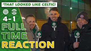 Celtic 41 Hibs  THAT Looked Like Celtic  FullTime Reaction [upl. by Egdirdle346]