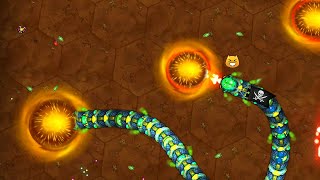 LittleBigSnake 3 ✅ NEW UPDATE ⚡ Dungeon World Little Big Snake io  Epic Gameplay  Botyer 🐍 [upl. by Maiga]