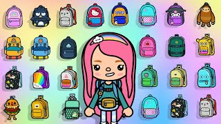 ВСЕ РЮКЗАКИ В ТОКА БОКА  TOCA BOCA  ALL SECRET BACKPACKS  TOCA BOCA  МИЛАШКА МАЛЫШКА [upl. by Nnaeel]