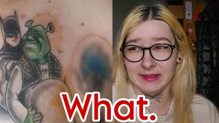 Reacting to HORRIBLY Done Tattoos WHAT [upl. by Pearla]