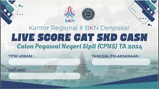 21 OKTOBER 2024 LIVE SCORE SKD CPNS 2024 TILOK MANDIRI SUMBA [upl. by Lilybel]