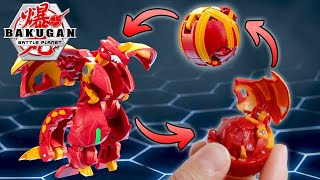 How To Fold BAKUGAN Battle Planet Toys  Dragonoid Nillious Trox amp MORE Bakugan Toys [upl. by Nikita]