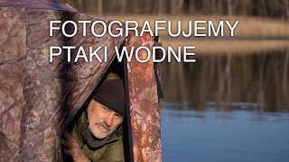 Fotografowanie ptaków wodnych z pływającej czatowni Z życia fotografów przyrody [upl. by Elgna]