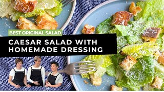 How to Make the Perfect Caesar Salad with Homemade caesar dressing [upl. by Fortunio]