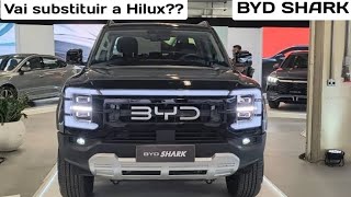 BYD SHARK  Saiba Mais Sobre A Nova Camionete Híbrida do mercado Brasileiro [upl. by Enimassej]