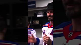 Chris Kreider receives the Broadway Hat for Game 6 🤩🎩 chriskreider nhl nyr [upl. by Suoiluj]