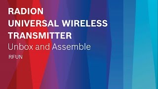 Bosch Security  RADION UNIVERSAL WIRELESS TRANSMITTER  Unbox and Assemble [upl. by Mendy]