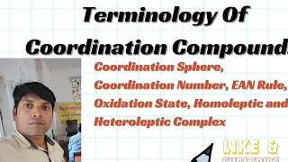 Coordination Compound TerminologyEAN Rule [upl. by Acirehs]