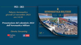 Presentazione del calendario 2024 dellAeronautica Militare [upl. by Allebara]