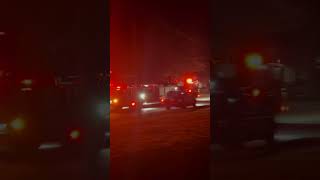 Baltimore County Fire Department New Truck 13 Responding to a Gas Leak 020324 [upl. by Eylrac198]