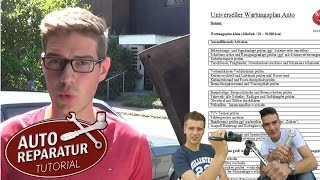 Kundendienst  Inspektion an deinem Fahrzeug ganz einfach selber machen Tutorial [upl. by Ailet]