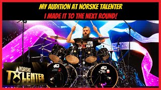 NORSKE TALENTER AUDITION 2024 Norways Got Talent  MAURICIO EXTREME DRUMS PERFORMANCE [upl. by Luci]