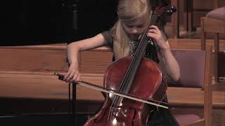 Romberg Sonta in E Minor Rondo Allegretto Annalise Cello Age 9 [upl. by Thornie904]