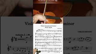 RIEDING CONCERTO Op 35 in B minor 2Mov  FREE VIOLIN EASY PLAY ALONG JL21 [upl. by Acinaj]