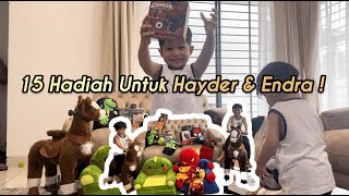 Unboxing Hadiah Birthday Hayder amp Endra   VLOG 2410 [upl. by Braswell715]