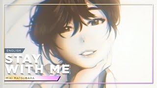 Stay With Me  ENGLISH VERSION  Caitlin Myers [upl. by Salema]