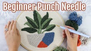 PUNCH NEEDLE FOR BEGINNERS  EVERYTHING YOU NEED TO GET STARTED WITH PUNCH NEEDLE RIGHT AWAY [upl. by Charbonnier812]